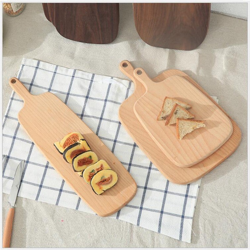 Wooden Pizza Sushi Bread Whole Wood Tray Cutting Board