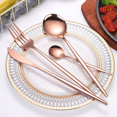Upscale Gold Cutlery Set