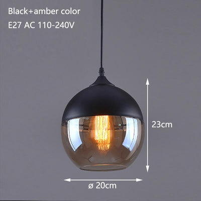 4 Style Modern Glass Pendant Lamp Lights