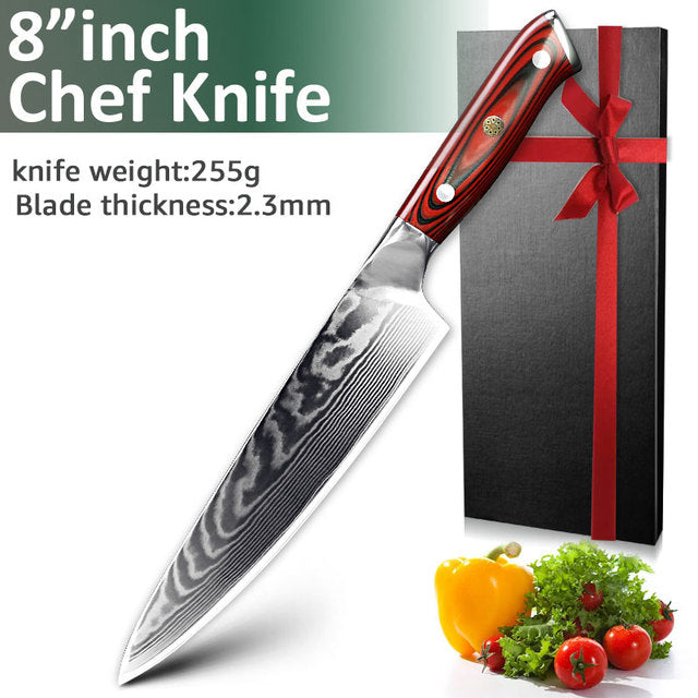 67-Layer Forged Steel Kitchen Knife