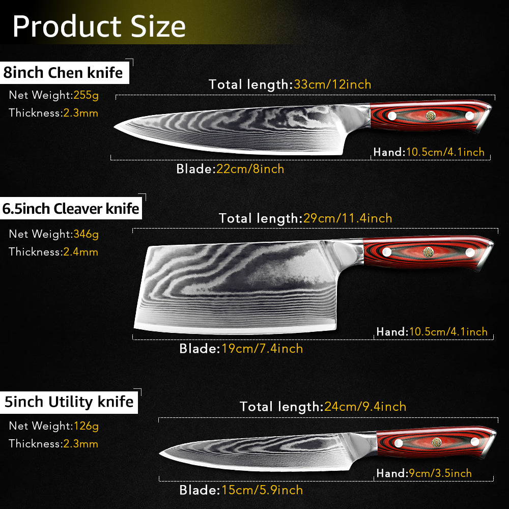 67-Layer Forged Steel Kitchen Knife