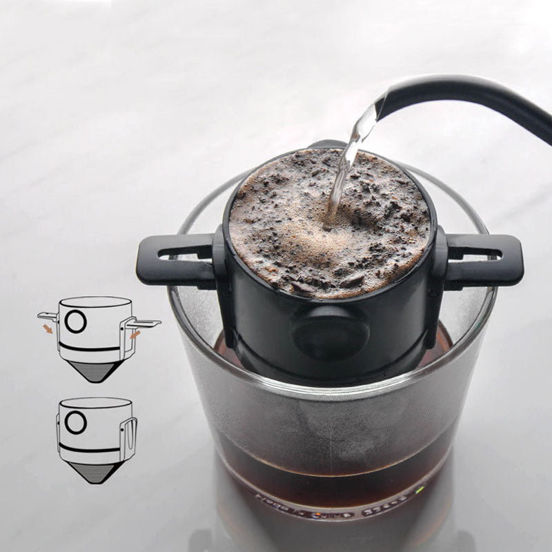 Mini Pour Over Coffee Dripper Reusable