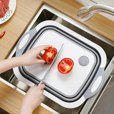 Multifunction Collapsible Cutting Board