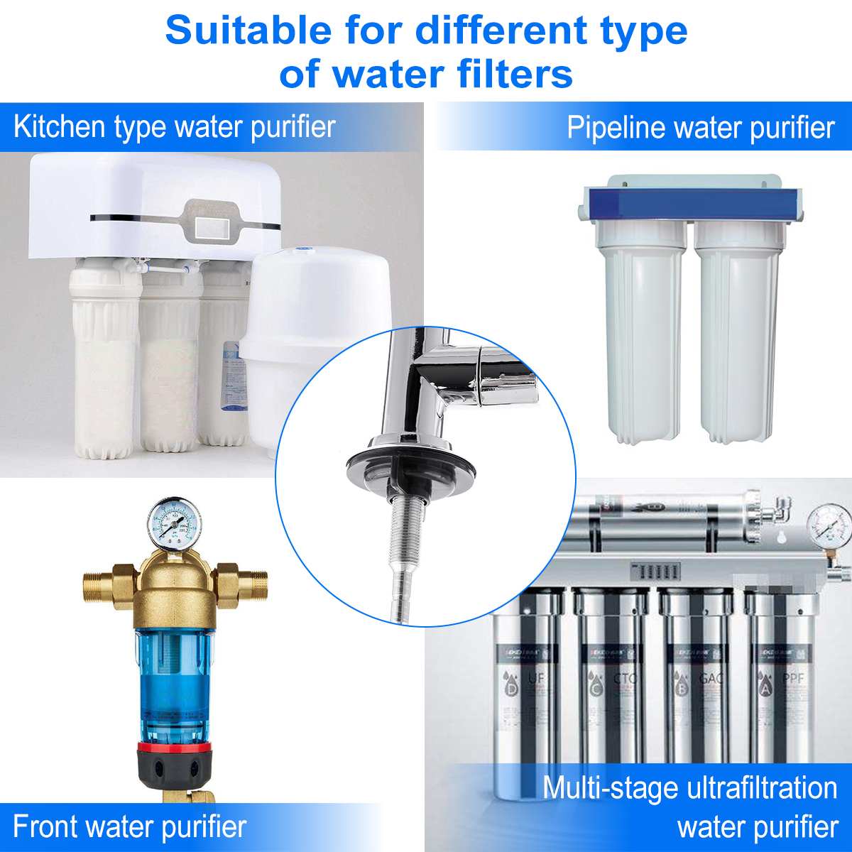 Kitchen Water Filter Faucet