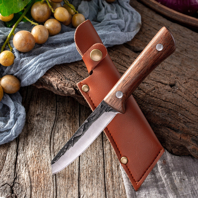 Professional Forged Butcher Knife with Sheath