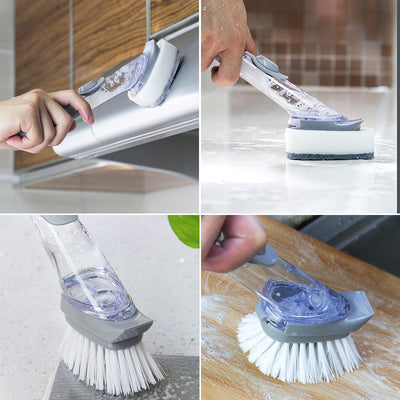 Dispenser Cleaner Tool With Dish Soap Washing