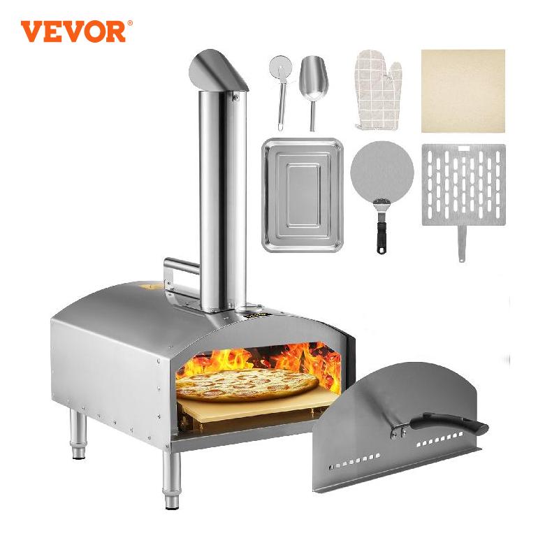 VEVOR 12" Portable Wood Pizza Oven