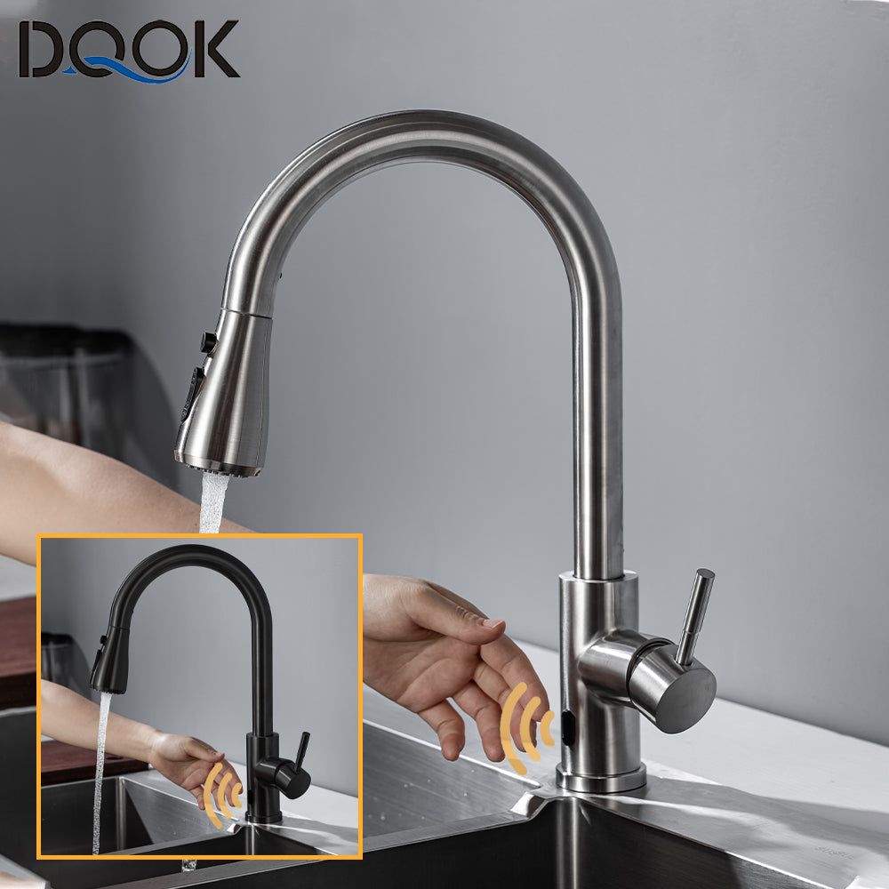 Smart Touchless Kitchen Faucet Water Filter