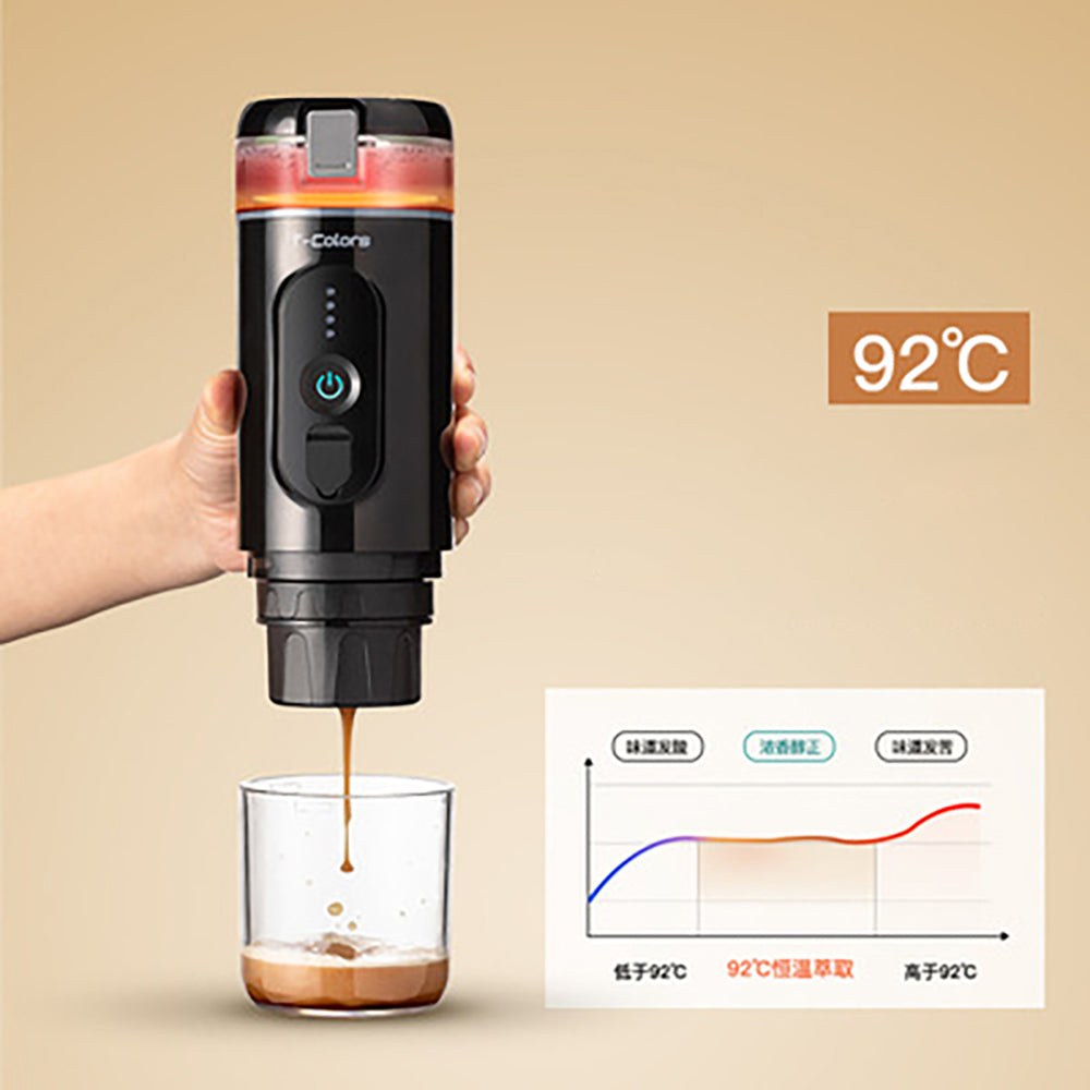 Wireless heating electric espresso coffee machine