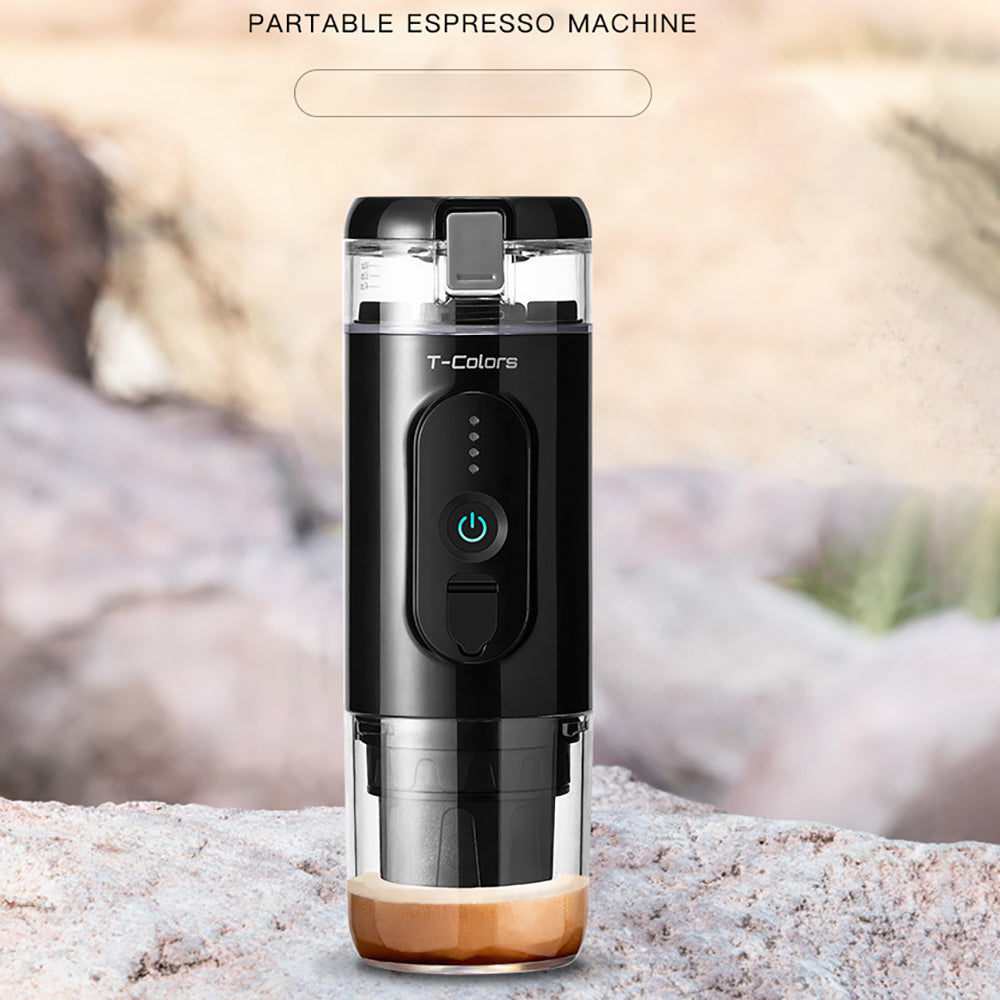 Wireless heating electric espresso coffee machine